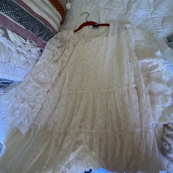 Worn Once - Long Sleeve - Arula  - White Dress - Size C - Picture 4 of 5